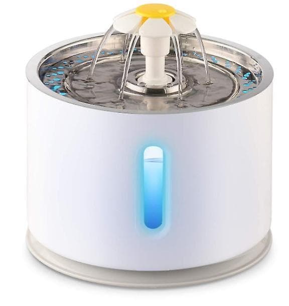 Pet Cat Hund Vannrenser Vannmater Pet Rustfritt Stål Led Vanndispenser