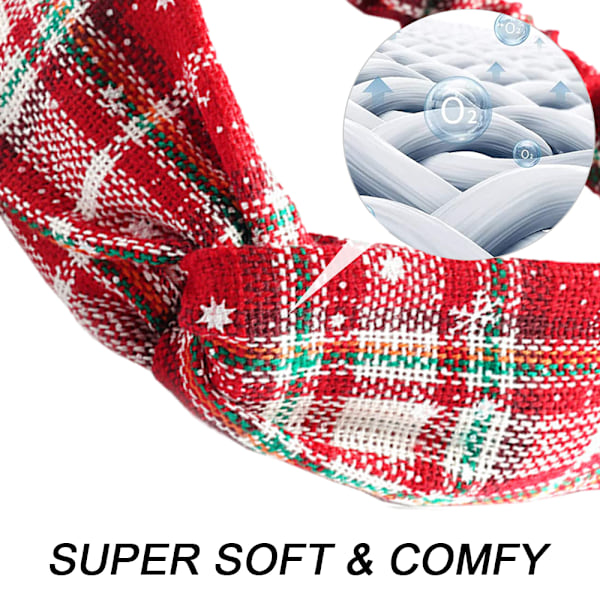 Julepannebånd, for familiens juleklær kvinner jenter style 1