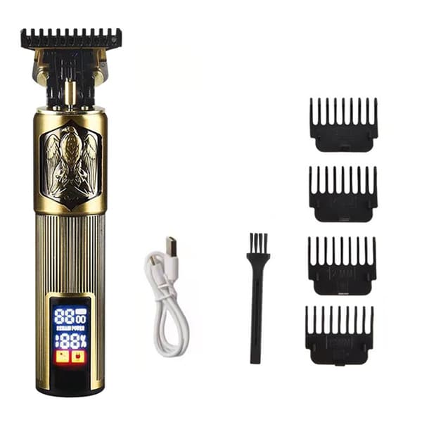 Høj Kvalitet Professionel LED Barbermaskine / Trimmer BUDDHA