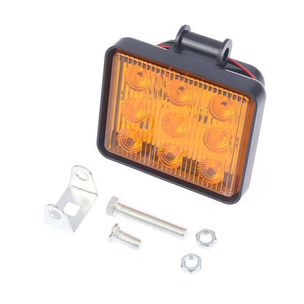 DC 12-80V LED Strobe Varoitusvalo Kuorma-auton Majakka Yellow