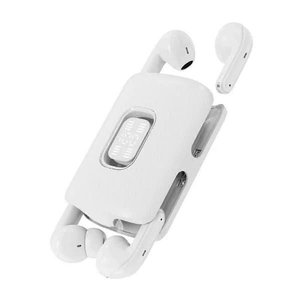 J15 Ultra-lång batteritid Högkvalitativt spelheadset Trådlöst Bluetooth-headset Sport Vattentätt headset Vit