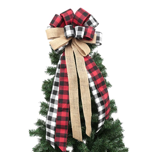 Christmas Tree Topper Upplyst stjärna med LED Roterande Snowflake style1