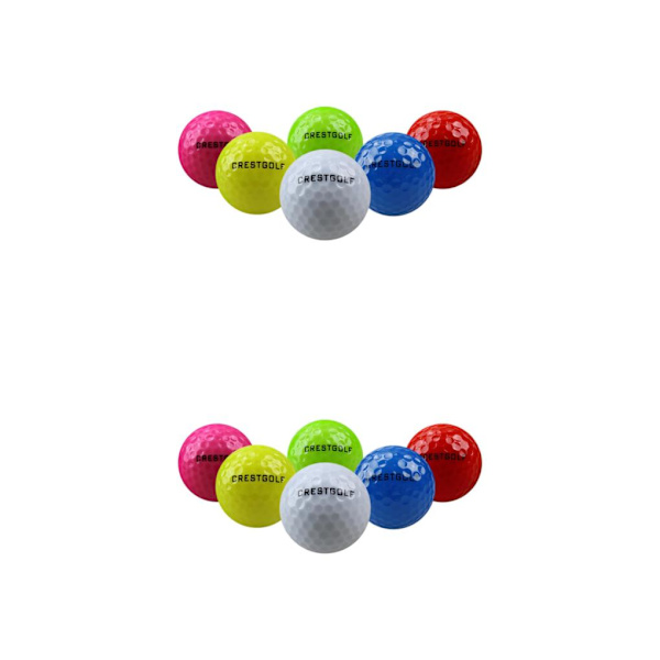 1/2 Dusin Sports LED Golfballer Gløder I Mørket Nattlys 2PCS