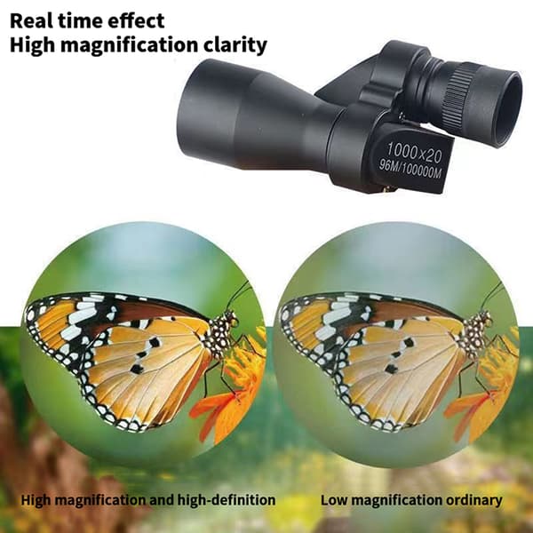 Bärbart HD Night Mini Pocket Monocular Telescope High Magnific
