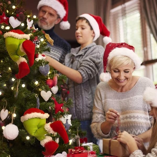 Grinch-seppele jouluköynnös varasti jouluseppeleen