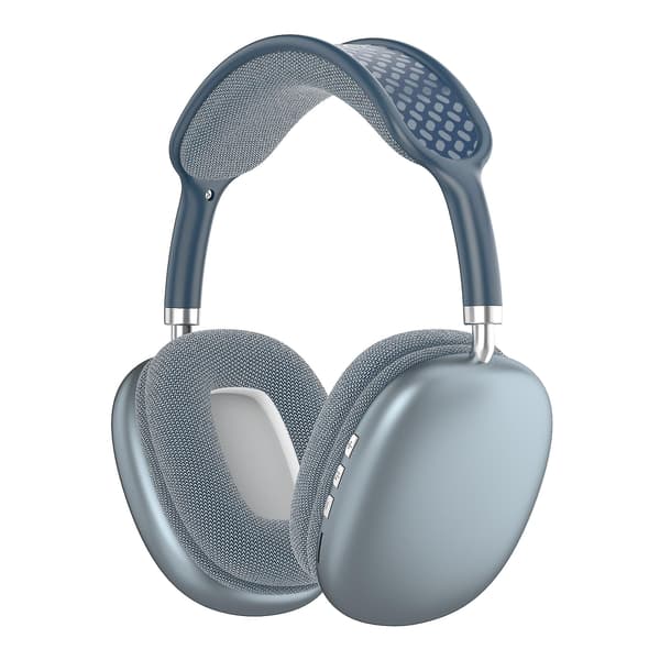 Hörlurar Trådlös brusreducerande musik Stereo Bluetooth -hörlurar blue
