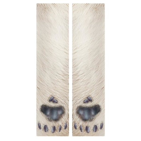 3d Fun Unisex Stretch Print Animal Round Socks Polar Bear