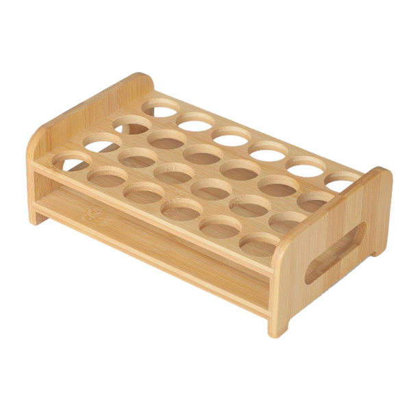 sv Glassholder Kopp Organizer Serveringsholder Koppstativ for bar Wood 24 Holes