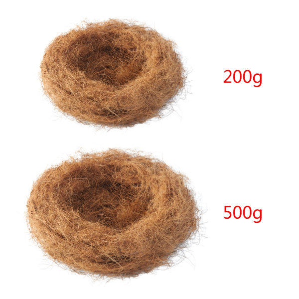 Mjuk kokosfiber Fågelbo Varma duvor Papegojor Uppfödningslåda Vinter Fågelbo Sängkläder Fågel Naturfibertillbehör B