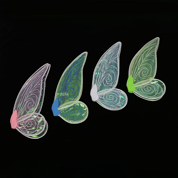 Vikbara Butterfly Fairy Wings för flickor Halloween C
