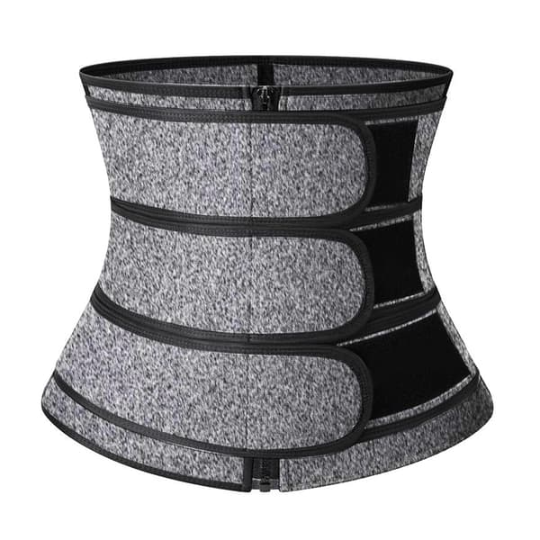 Neopren Glidelås Dame Shapewear Elastisitet Postpartum Recovery Gray M