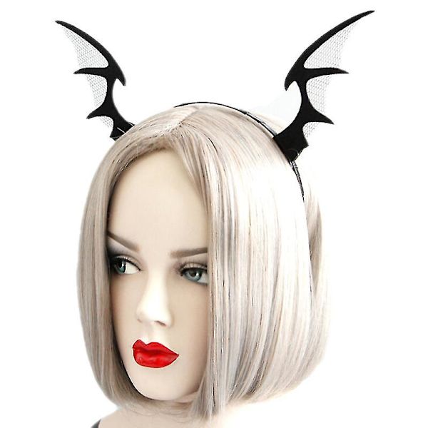 Nye Bat Wings Ører Hårbøjle Halloween Party Pandebånd Hårbånd Hovedbeklædning Cosplay