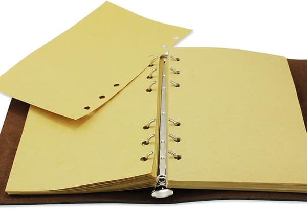 #Grønn Vintage PU Lærdeksel Journal Notatbok Blank Dagbok Reisejournal #