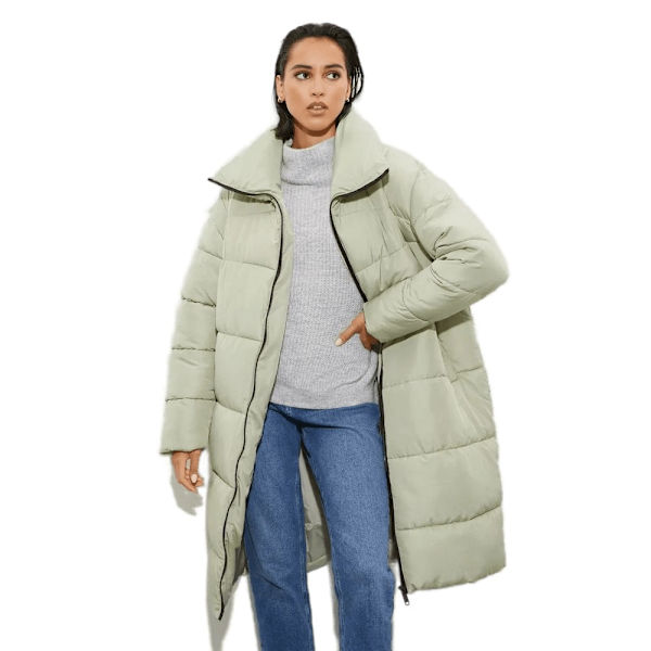 Dorothy Perkins Dam/Dam Vadderad lång lång kappa Sage M