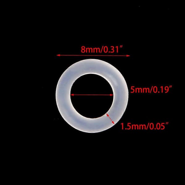 120 stk. Keycaps Gummi O-ring Switch Dæmpere til Cherry MX Tastatur