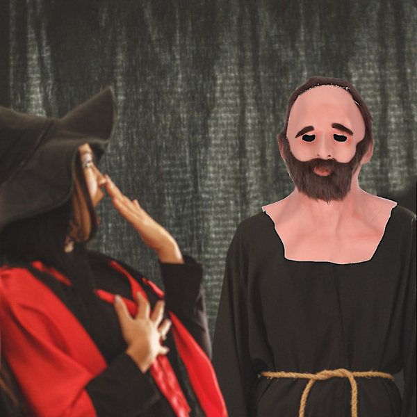 Halloween Skräck Rolig Latex Hel Huvudbonad Rolig Skräck Mask Leksaker A
