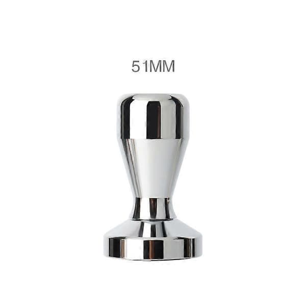 51 mm kaffestamper i rustfrit stål, kaffepresse, espressokaffestamper køkkentilbehør med silikonepude