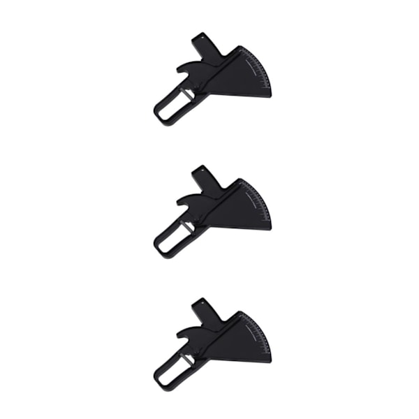 1/2/3 Rasvanpoltto-opas Ihopoimupihtimittari Laiha kunto Black 3Set