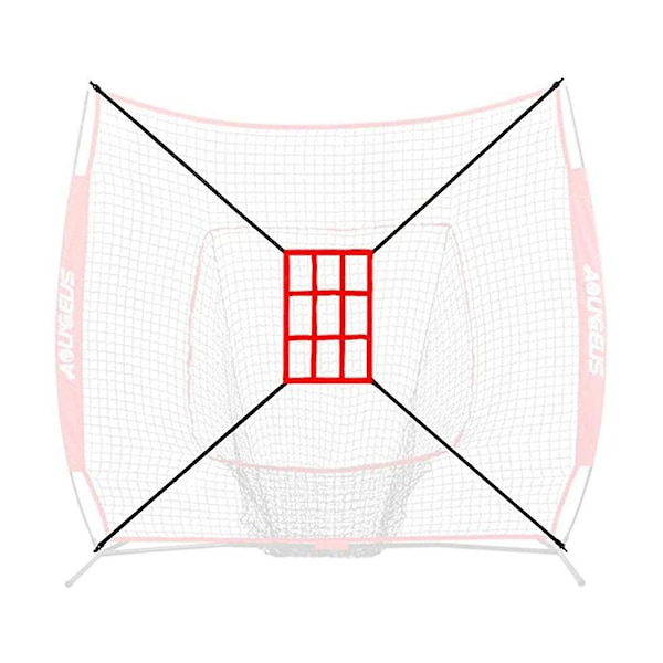 Bärbar baseball Träning Nätslag Pitching Batting Träning Nät Baseball Backstop Net Baseball