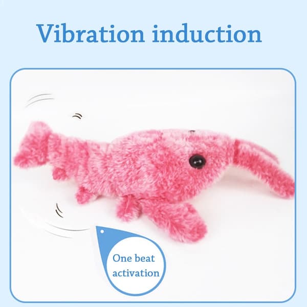 Electric Jumping Cat Toy Räkor Moving Simulation Hummer