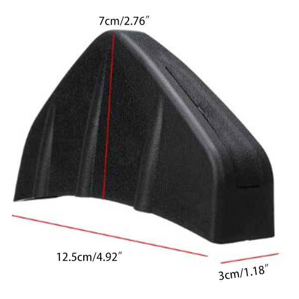 4x Shark Fin Diffuser Protect Cover Universal Car Bakre Bumper Cast Decor Spoiler Water transfer