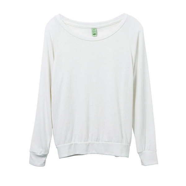 Vaihtoehtoiset vaatteet Naiset/Naiset Eco-Jersey louchy Pullover X Eco Ivory S
