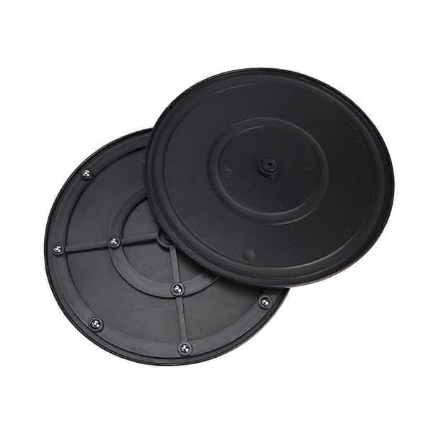 Rund Bonsai 360 Roterende Drejeskive Praktisk 8\" 20cm Sort Plast Drejeskive