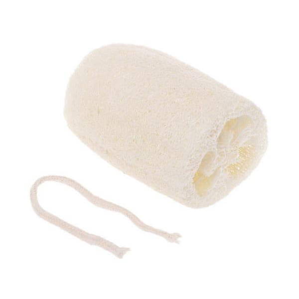Naturlig Loofah Bad Loofa Luffa Brusebørste Svamp Skrubber Kropsvask