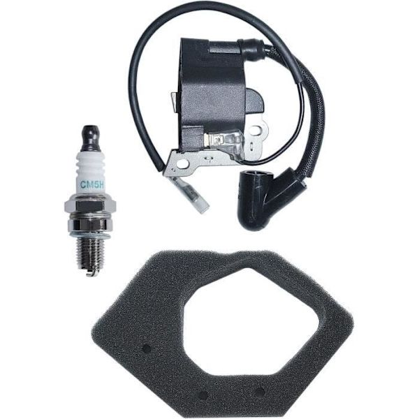 Kompatibel med Honda GX25 HHT25S WX10K motordel, tändspolesats, 30500-ZOH-013, 30500-Z0H-023, 17211-ZOH-000