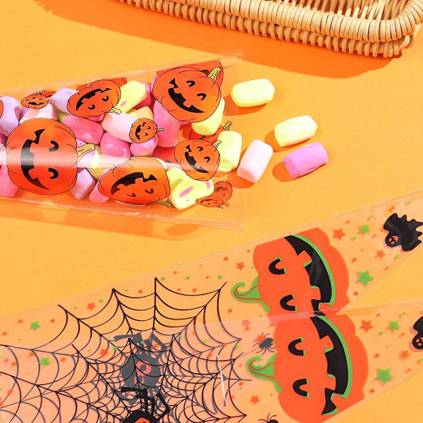 100 ST Halloween-godispåsar Godispåse C