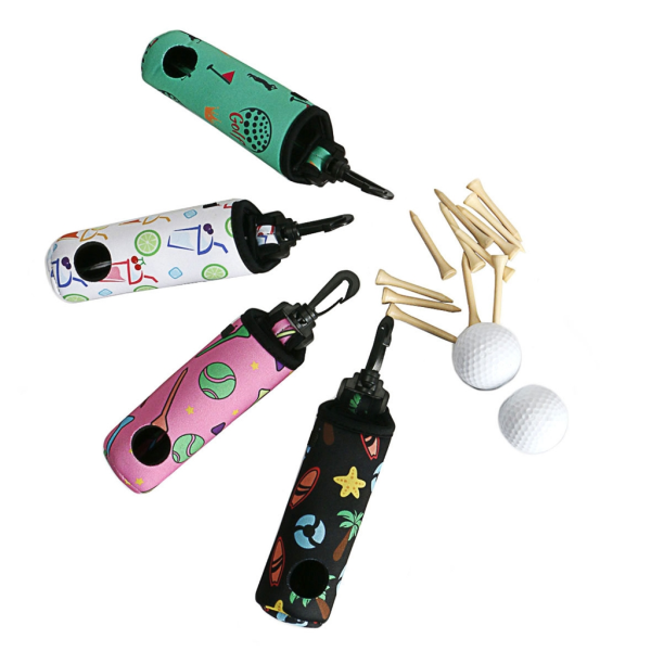 Golfball Midjeveske Bærbar Golfballveske Holder Oppbevaringsveske Pose Liten pose Golfballer Belte Golf Midjeholder Vesker Green