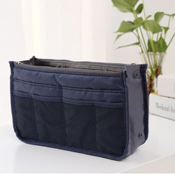 Multifunksjonell organizer håndveske etui black