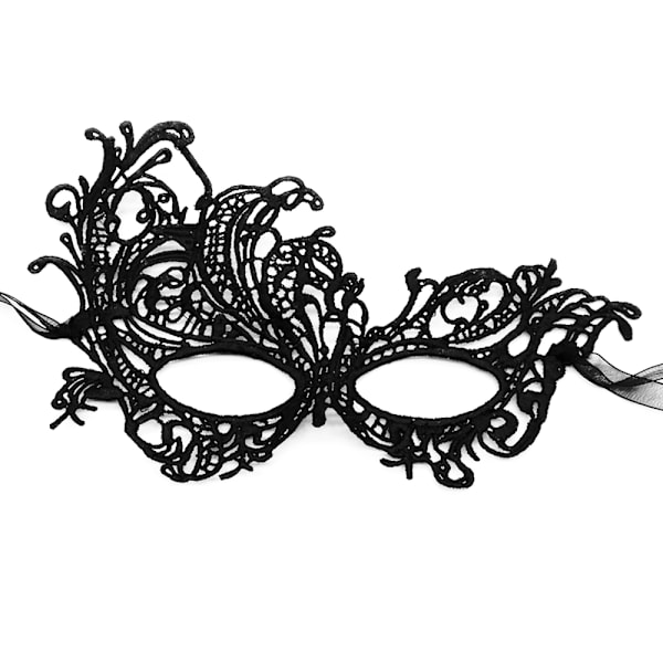 Maskerad mask för kvinnor Party Evening Mask Bar Kostymer black