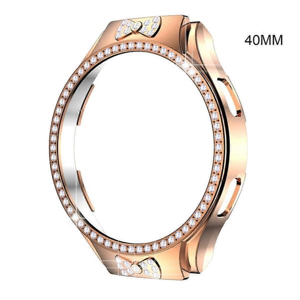 Smartwatch Shell Crystal Diamond Bezel Ring Beskyttelsesdeksel for Galaxy-watch 4