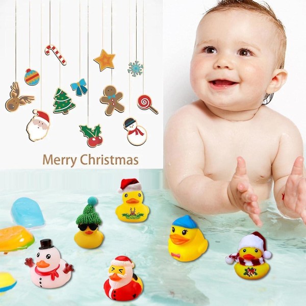 Gummi Anka Advent 2023, Advent 2023 Barn, Advent Anka Bad Till 04(24 ducks)