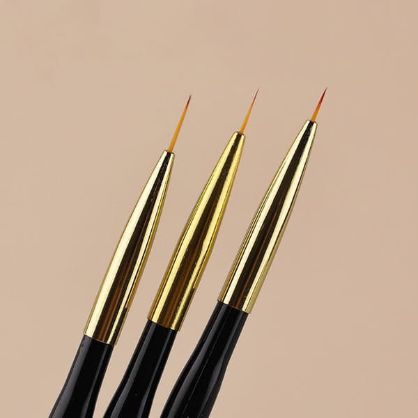 3 kpl Kynsien Eyeliner-sivellinsetti
