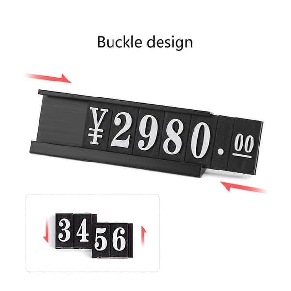 10 stk. vareprislapper displaystativ for mobiltelefon, klokke, smykker