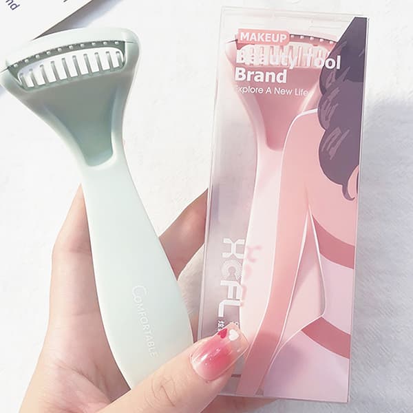 Kvinder Hårfjerner Smertfri Barbermaskine Bikini Ben Underarm Krop Tr Pink