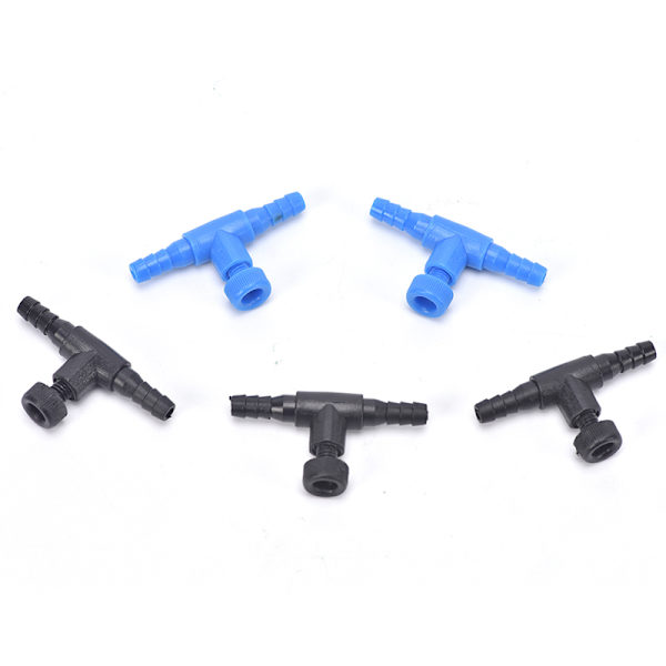 3/10 st akvarium luftledning flödeskontroll regulator ventil akvarium Blue 3PCS