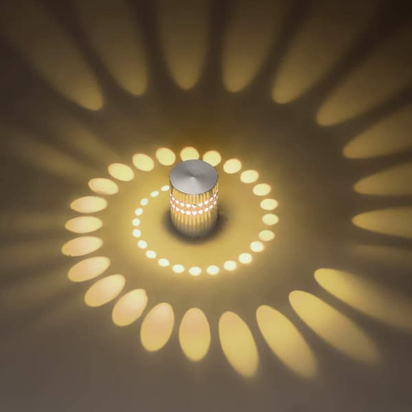 LED Vägglampa inomhus Modern Effekt 3W Varmvit