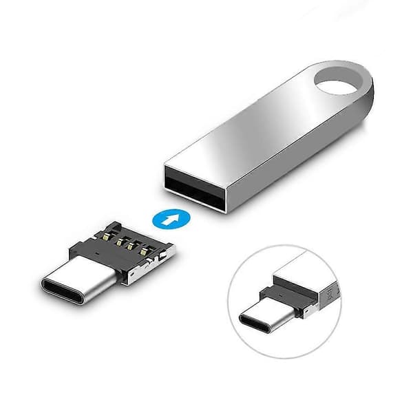 Multifunktionel Telefon Tablet OTG USB til Type-C Adapter Konverter Interface Stik