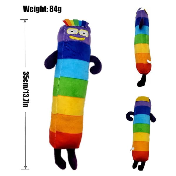 Numberblocks pehmolelut 1-10 Numero pehmolelu nukke lapsille 7.0