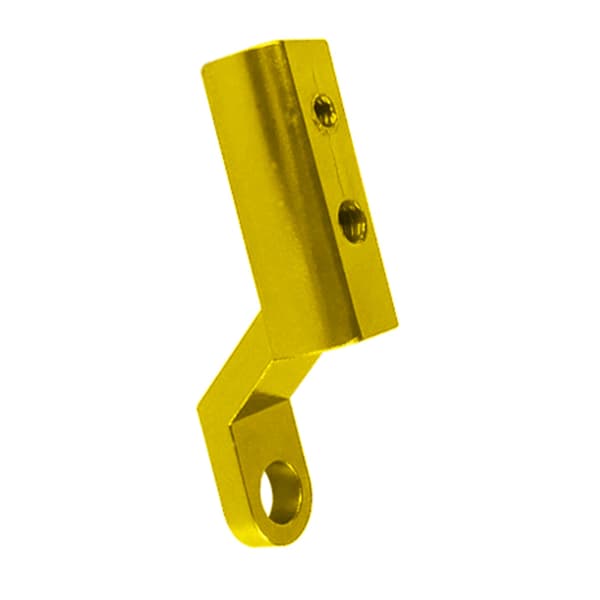 Motorcykelhållare Spegelmontering Riser Extender Adapter Aluminiumlegeringsfäste Black