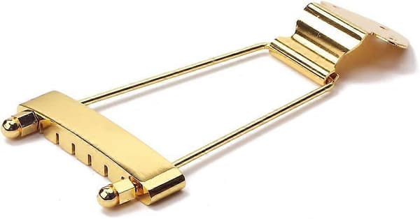 6-strengs trapesstykke for jazzgitar  Gull