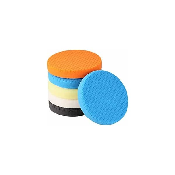 #Poleringskive, 5 stk 150 mm/6 tommer Poleringssvamp Poleringssett fo#