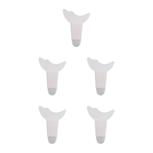2/3/5 Multifunksjon Eyeliner Stensiler Silikon Mal Lazy Clear 6.9 x 5cm 5Set