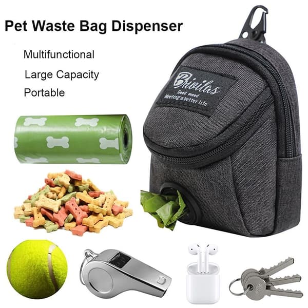 Hundträningsgodispåse Pet Dog Treatpåse GRÅ Grey