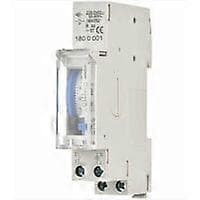 24-timmars mekanisk timer 15 minuters minimum timer DIN-skena montering Inbyggt batteri, SUL180a AC220-240V Grå - SUL180a AC220-240V Grå
