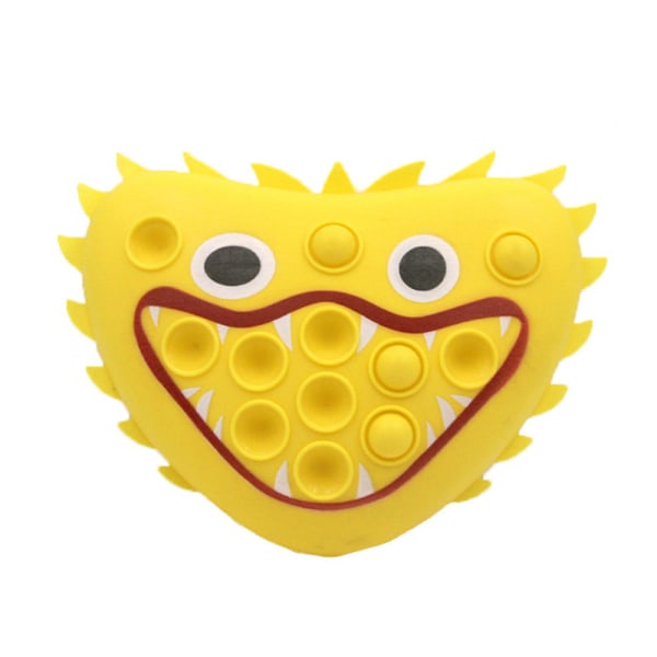 Poppy Playtime Huggy Wuggy Pop It Push Bubble Fidget -lelut Sininen Yellow