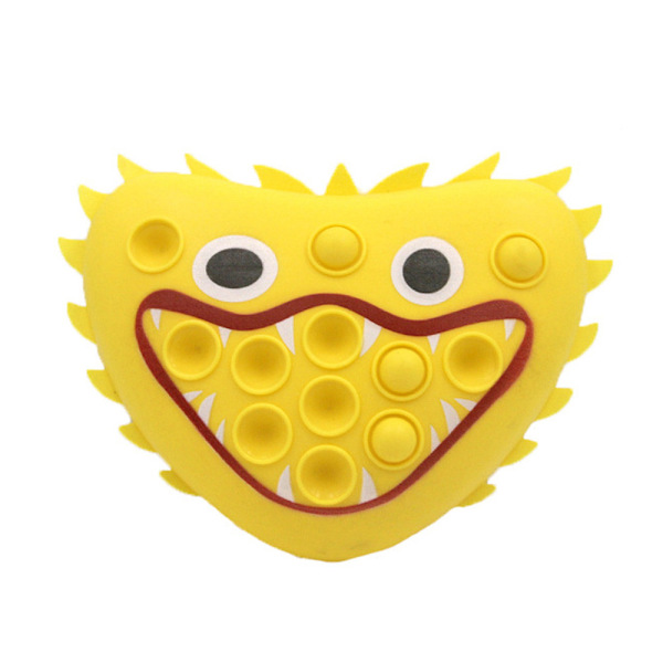 Poppy Playtime Huggy Wuggy Pop It Push Bubble Fidget Toys Blue Yellow